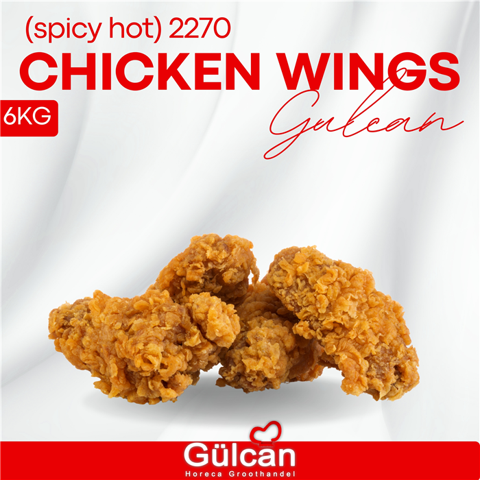 Chicken Wings (spicy Hot) 2270 6kg
