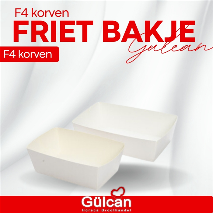 Friet Bakje - F4(711 code) Korven 250st