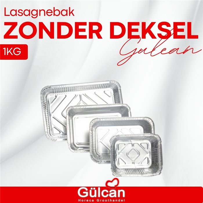 Lasagnebak Zonder Deksel 911 (1kg ) - 100st 
