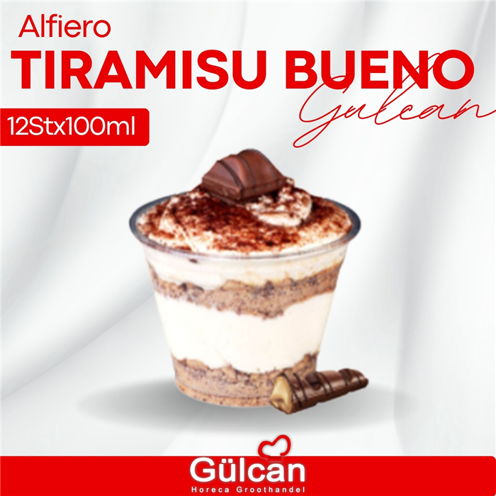Alfiero Tiramisu Bueno (100 Ml ) - 12stk