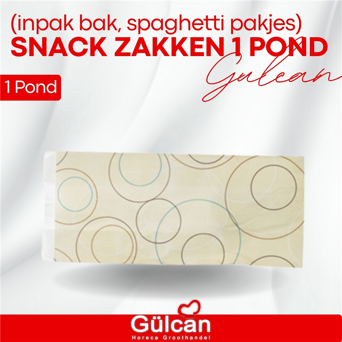 Snack Zakken 1 Pond (inpak Bak, Spaghetti Pakjes)