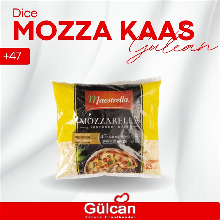 Dice Mozzarela (+47) Cantadora Kaas 2.5 Kg