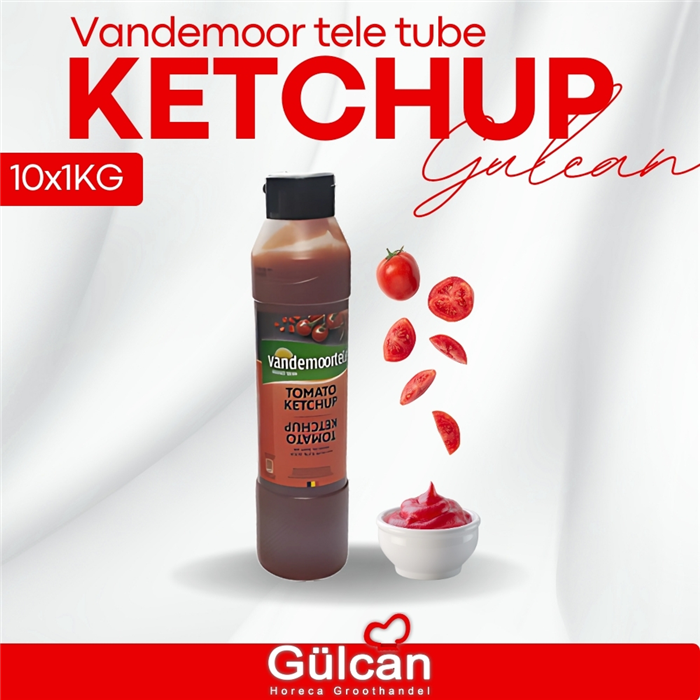 Vandemoortele "tomaten Ketchup" (tube) 1l