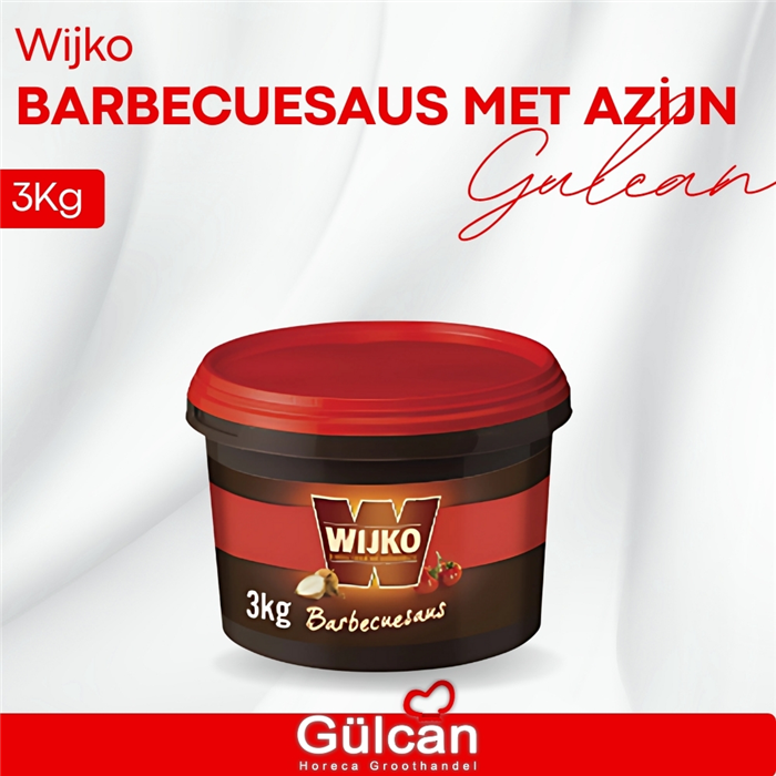 Wijko "barbecuesaus" Met "azijn" 3kg