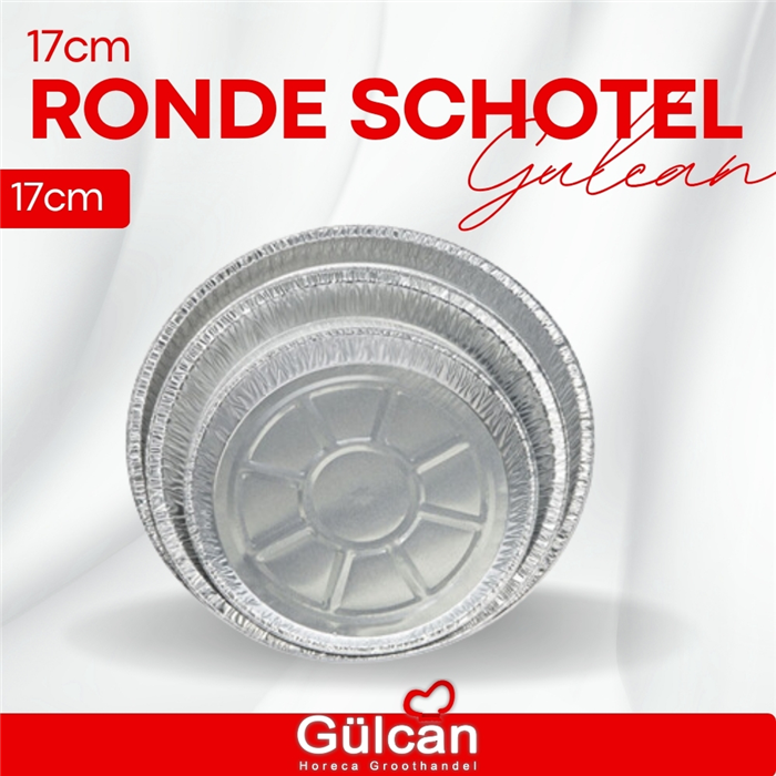 Ronde Schotel 17cm 100 Stk