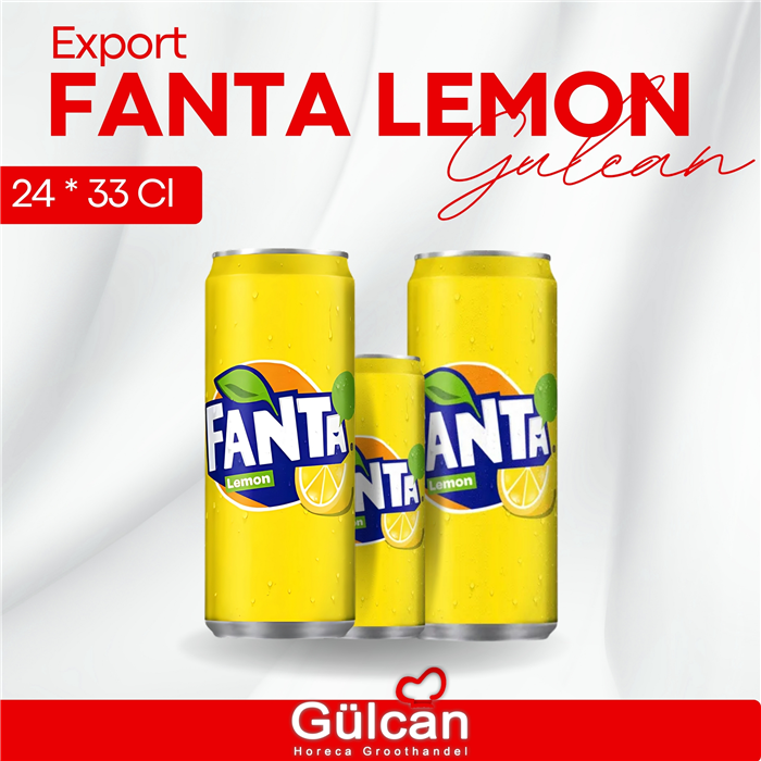 Export Fanta Lemon 24x33cl