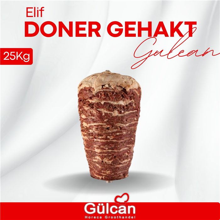 Elif Doner Gehakt (kebab) 25kg