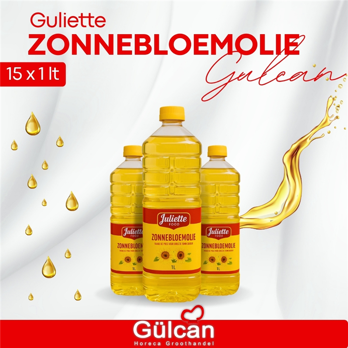 zonnebloemolie 15x 1 lt