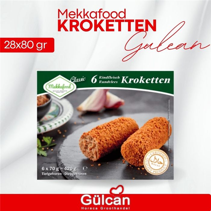 mekkafood kroketten 28x80 gr