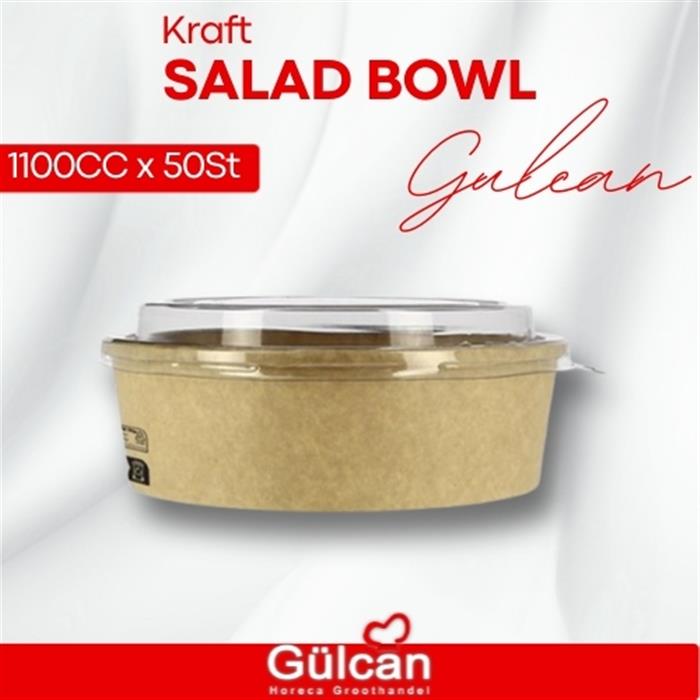 Kraft Salad Bowl 1100ml 50stk