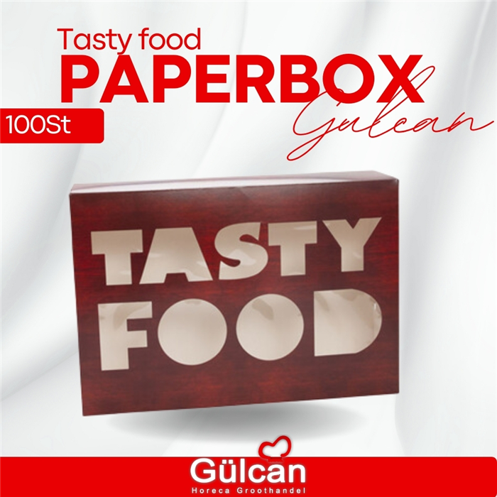 Tasty Food Paper Box 100st