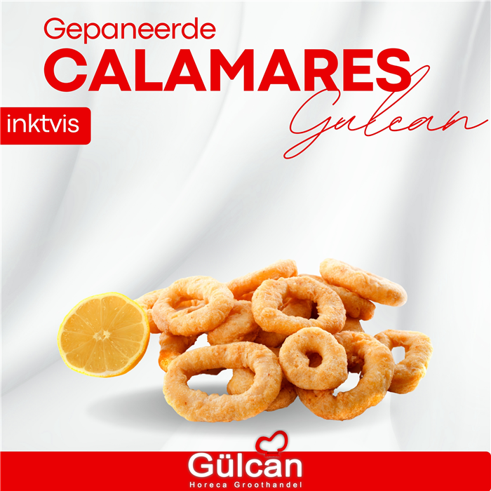 Gepaneerde Calamares Inktvis 1kg