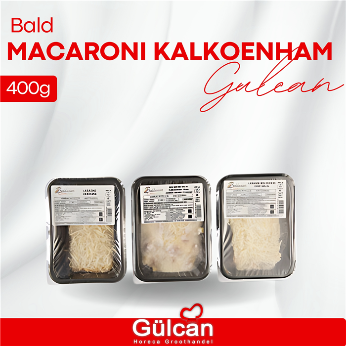 Bald. Macaroni Kalkoenham 400g