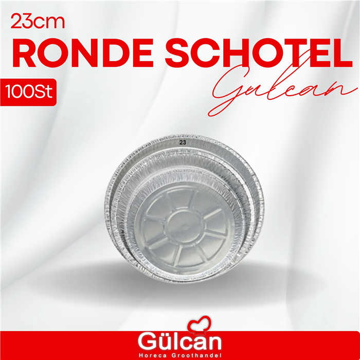 Ronde Schotel 23cm100 Stk